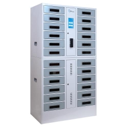 Power Technologies SC-Locker-24, 24 Bay Charging Locker with RFID Lock & Contact-less Access (LKR-SC-B24R-E)