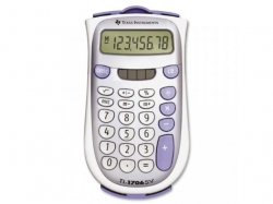TEXAS INSTRUMENTS TI-1706 SV, 8-digit, giant SuperView display and dual power, change sign (+/-)