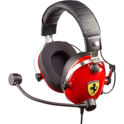 Thrustmaster 4060105 T. Racing Scuderia Ferrari Edition Headset, black-red