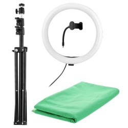TNB INFLUENCE Vlogger Studio Pack - tripod, led ring, background