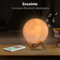 TNB JOY - MOON 3W Illuminated Bluetooth Speaker - White
