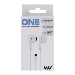 TNB WAY WIRED USB-C EARPHONES