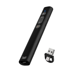 TNB WIRELES LASER PRESENTER - RECHARGEABLE, USB-C / USB-A DONGLE