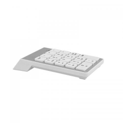 TNB WIRELESS Numeric Keypad, white, 19 keys - USB dongle