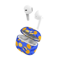 TNB XCLUSIV'- TWS LEMON Earphones with Charging case - Blue and Yellow
