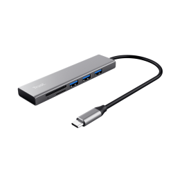 TRUST HALYX FAST USB-C HUB & CARD READER