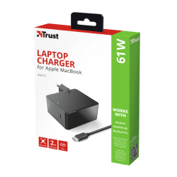 TRUST Maxo 61W USB-C Charger for Apple MacBook