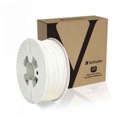 Verbatim 3D PRINTER FILAMENT ABS 2.85MM WHITE 1KG