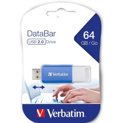 Verbatim DataBar USB 2.0 Drive Blue 64GB