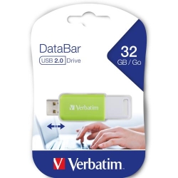 Verbatim DataBar USB 2.0 Drive Green 32GB