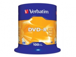 Verbatim  DVD-R 16X 100 PK SPINDLE 4.7GB