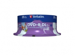 Verbatim  DVD+R 8x DBL LAYER PRINT.SP25