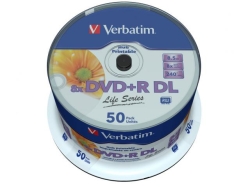 Verbatim  DVD+R DOUBLE LAYER 8,5GB 8X PRINTABLE Sp 50