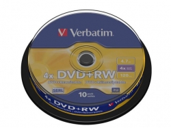 Verbatim  DVD+RW 4X spindle 10