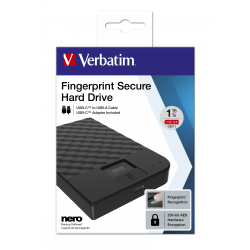 VERBATIM Fingerprint Secure HDD 1TB