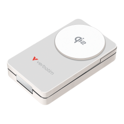 Verbatim Power Bank 3-in-1 Qi2 10000mAh White