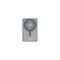 Verbatim Power Bank Magnetic Wireless 10.000 mAh C+C Display Grey