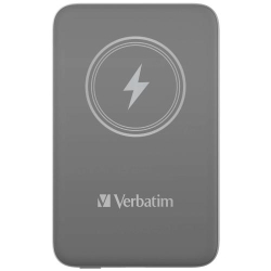 Verbatim PowerPack 10000mAh Magnetic Wireless MCP-10BE Grey