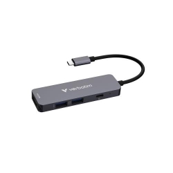 VERBATIM USB-C Essentials Multiport Hub – 4 Ports