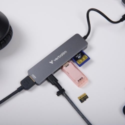 VERBATIM USB-C Essentials Multiport Hub – 6 Ports