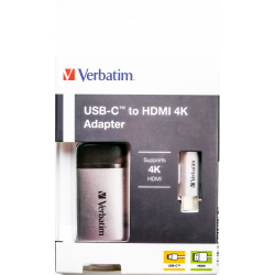 Verbatim USB-C TO HDMI 4K ADAPTER - USB 3.1 GEN 1/HDMI 10 cm cable