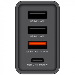 VERBATIM V CHR-30EU1 USB Charger 30W Blck