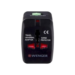 Wenger, Universal Travel Adapter, Black ( R )