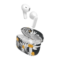 XCLUSIV- TWS DAISY Earphones with Charging case - Black and White