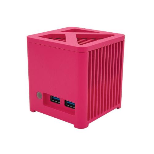 KUBB PC Mini R2 (Rosu), Intel® Core™ i3-N300, 16GB RAM, SSD PCIe NVMe Gen 3 256GB , BT 5.2, wi-fi 6E AX 201, 3xUSB, 2xHDMi, Realtek RTL8111H  10/100/1000 Mbit/s, Win 11 Pro, 2Y warranty