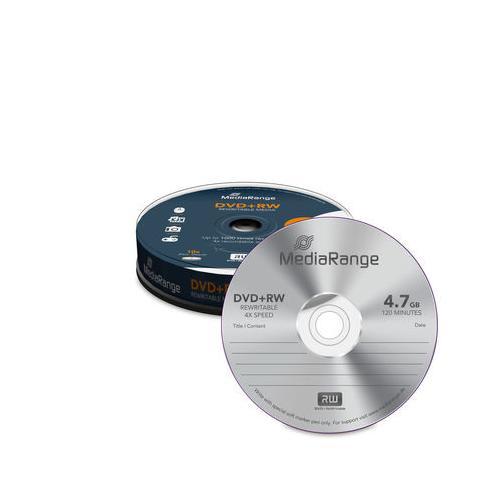 MediaRange DVD+RW 4x Cake10