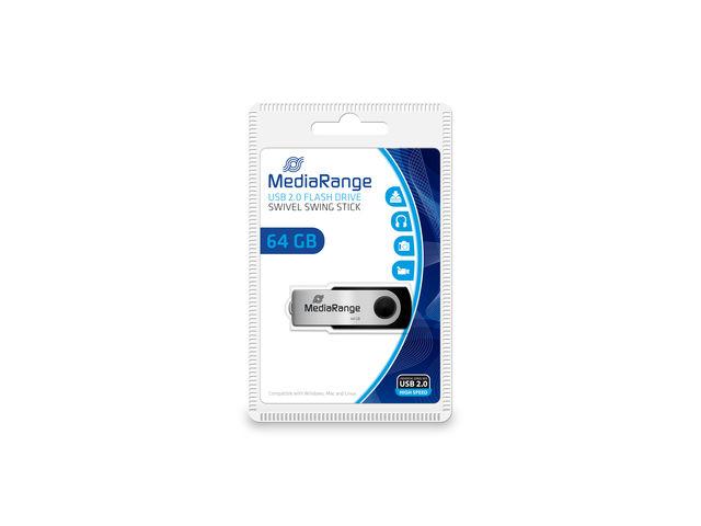 MediaRange USB 2.0 flash drive, 64GB