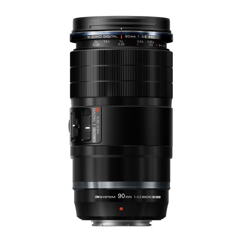 OM System M.Zuiko Digital ED 90mm F3.5 Macro IS Pro Lens black