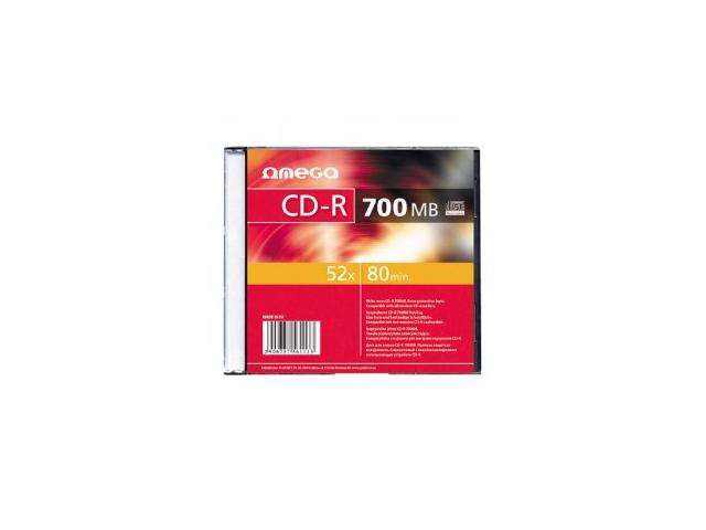 OMEGA OMEGA CD-R 700MB 52X SLIM CASE*1 [56113]