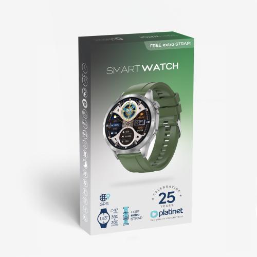 PLATINET SMARTWATCH P20 SILVER 270MAH BLUETOOTH GPS