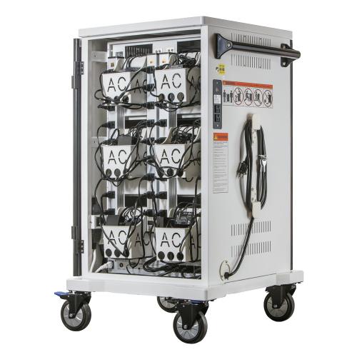 Power Technologies AC-Slim, 36 Bay Secure Charging Cart (CRT-SLM-S36L-E)