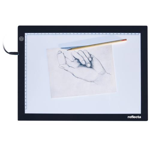 Reflecta LED Light Pad A4 super slim  21x31 cm; Brightness dimmable; incl. AC Adapter