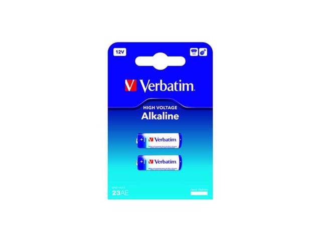 Verbatim 23AE (MN21/A23) Battery Alkaline 12V 2 Pk