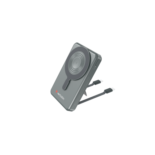 Verbatim Power Bank Magnetic Wireless 10.000 mAh C+C Display Grey