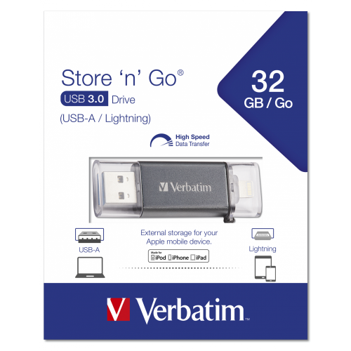 Verbatim USB 3.0/Lightning Drive 32GB