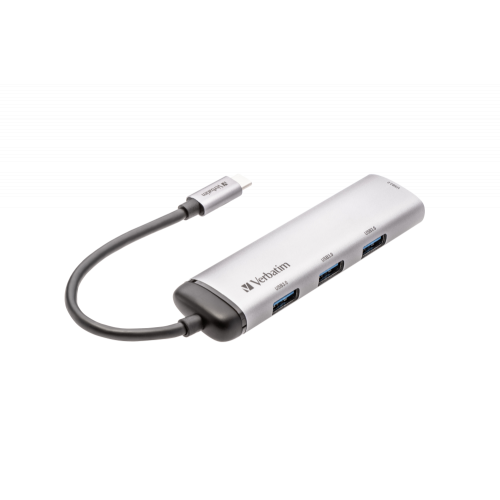 VERBATIM USB-C™ Multiport Hub (includes 15cm USB-C™ cable)