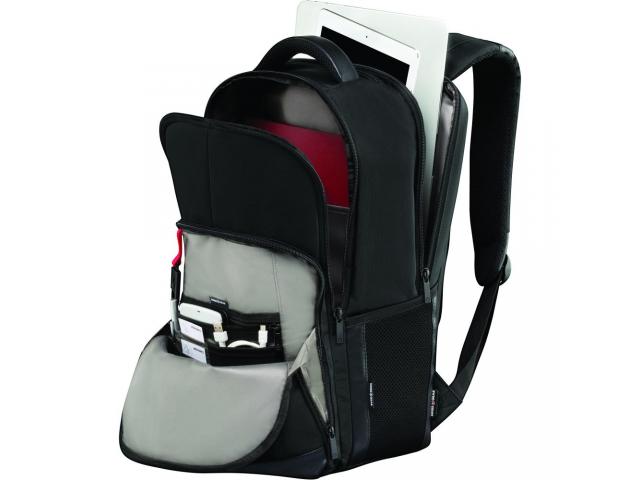 Wenger, Link 16 inch Laptop Backpack, Black